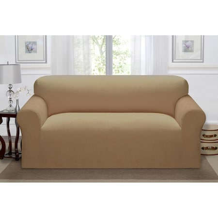 Madison Industries Kathy Ireland Day Break Sofa Slipcover, Beige DAY-SOFA-BG